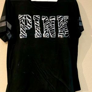 Black “Pink” cotton shirt